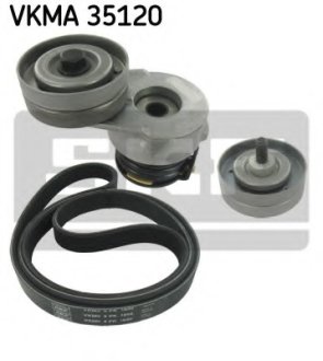 Поликлиновой ременный комплект SKF VKMA35120