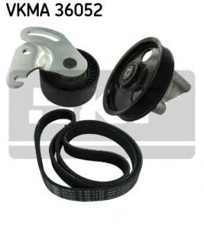 Поликлиновой ременный комплект SKF VKMA36052 (фото 1)