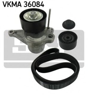 Поликлиновой ременный комплект SKF VKMA 36084 (фото 1)