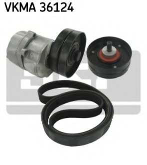 Поликлиновой ременный комплект SKF VKMA36124