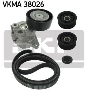 Ремкомплект приводного ременя MERCEDES C/E/S/Sprinter \'\'OM611/646 \'\'00-09 SKF VKMA38026