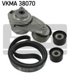 Поликлиновой ременный комплект SKF VKMA38070 (фото 1)