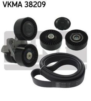 Поликлиновой ременный комплект SKF VKMA38209 (фото 1)