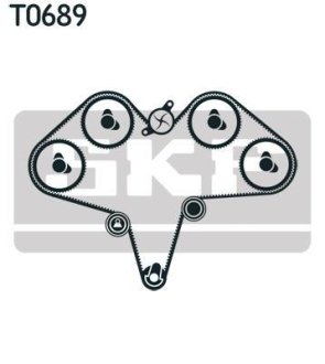 Комплект ремня ГРМ SKF VKMA95000