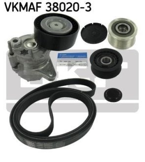 Поликлиновой ременный комплект SKF VKMAF380203