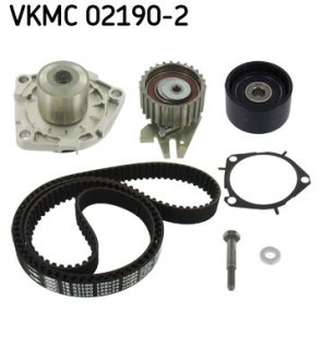 Комплект ГРМ, пас+ролик+помпа SKF VKMC021902