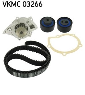 Комплект (ремінь+ролик+помпа) SKF VKMC03266