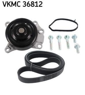 ZESTAW PASKA MICRO-V Z POMPA SKF VKMC36812