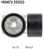 Rolka prowadz№ca pasek klinowy SKF VKMCV55010 (фото 1)