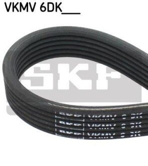 Ремінь поликлиновый SKF VKMV 6DK1215 (фото 1)