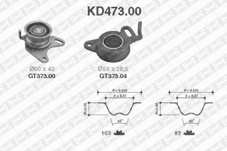 Комплект ремня ГРМ SNR NTN KD47300