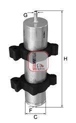 Фільтр палива SOFIMA S1950B