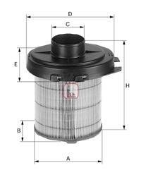 Фільтр повітряний SOFIMA S7203A