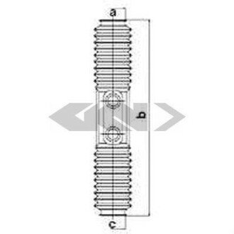 Пильовик кермової рейки SPIDAN 83591