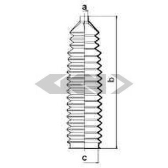 Пильовик кермової рейки SPIDAN 83600