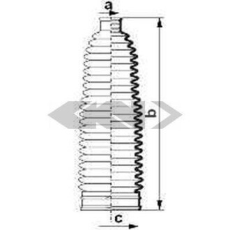 Пильовик кермової рейки SPIDAN 84084