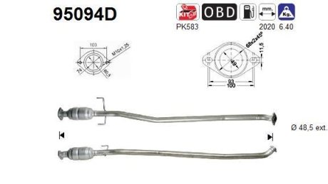 KATALIZATOR TOYOTA RAV 4 2.0 TD 01-05 SZT STARLINE 9940900