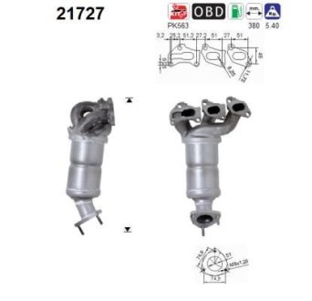 KATALIZATOR OPEL AGILA/OPEL CORSA C 1.0 12V 00> SZT STARLINE 9940935