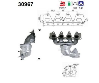 KATALIZATOR RENAULT MEGANE I 1.6I 99-02 SZT STARLINE 9941493