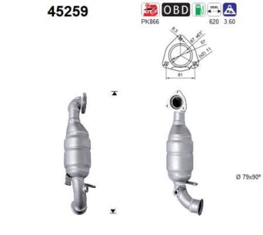 KATALIZATOR CITROEN C4 / C4 PICASSO / DS3 / DS4 / DS5 / C5 / MINI COOPER <2013 SZT STARLINE 9941751 (фото 1)