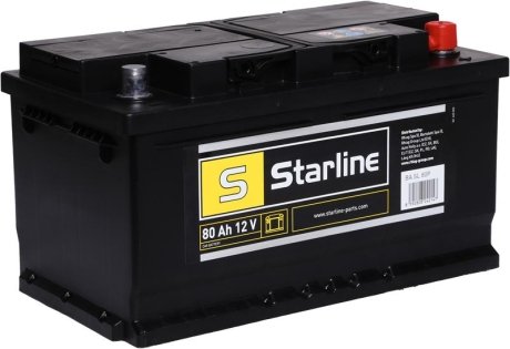 AKKU 12V 80Ah, 740A J+ 315x175x STARLINE BASL80P