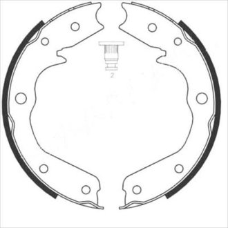 Гальмівні накладки STARLINE BC08970