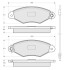 Колодки тормозные дисковые, к-т. STARLINE BDS085 (фото 1)