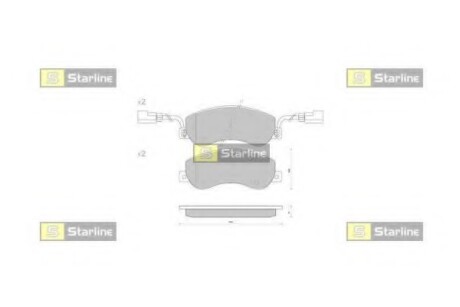 Автозапчасть STARLINE BDS407