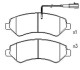 Колодки тормозные дисковые, к-кт. STARLINE BDS846P (фото 1)