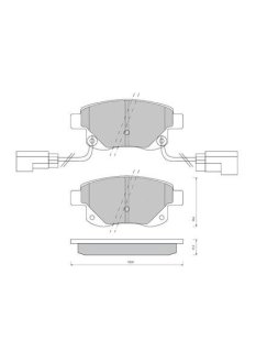 Колодки тормозные дисковые, к-кт. STARLINE BDS850P (фото 1)