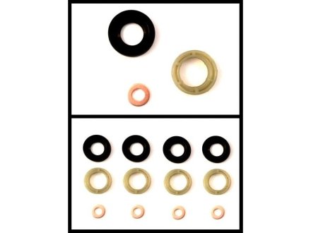 KOMPLET USZCZELEK WTRYSKIWACZY CR (NA 4 WTRYSKI) FORD 1.6 SZT STARLINE DPND5134S