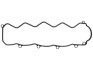 Прокладка, крышка головки цилиндра STARLINE GA2102 (фото 1)