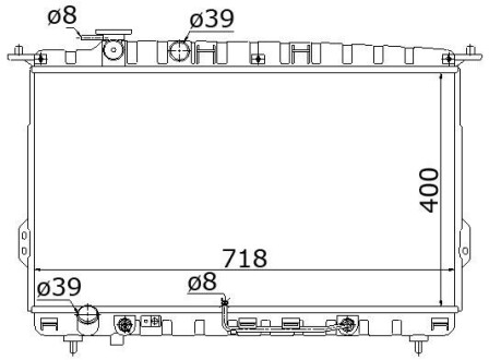 Радіатор охолодження STARLINE HYA2107