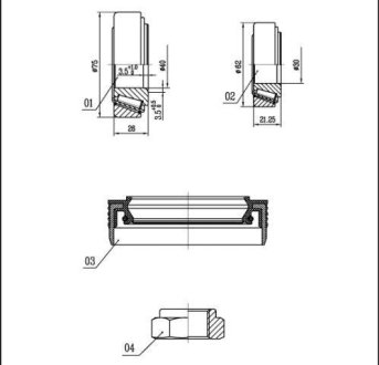 Пiдшипник колеса STARLINE LO03430