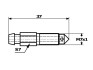 ODPOWIETRZNIK HAMULCA M7X1 L-38,3 (5SZT) SZT STARLINE STBH14 (фото 2)