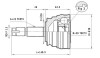Шарнірний набір, привідний вал STATIM STATIM C164 (фото 1)