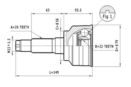 Шарнірний набір STATIM STATIM C606