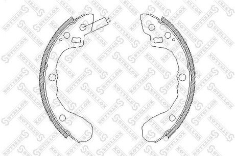 Колодки гальмівні барабанні STELLOX 071100SX