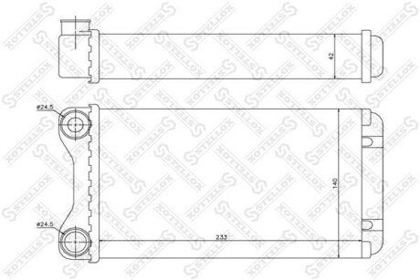 Радіатор печі STELLOX 10-35102-SX