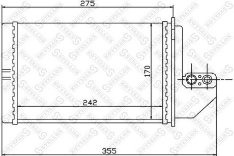 Радіатор печі STELLOX 10-35138-SX