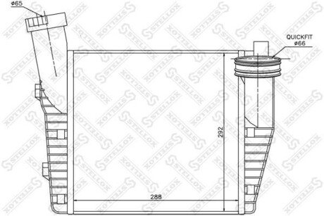 Интеркулер STELLOX 10-40074-SX