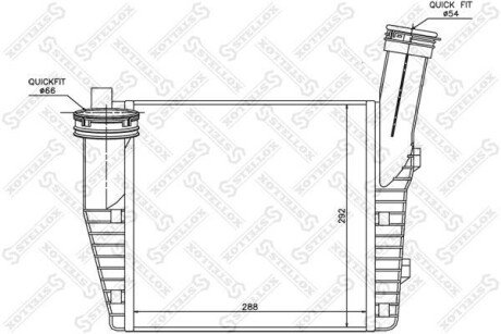 Интеркулер STELLOX 10-40079-SX