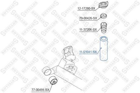 Автозапчасть STELLOX 1151041SX