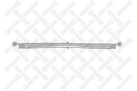 Многолистовая рессора STELLOX 12-00081-SX