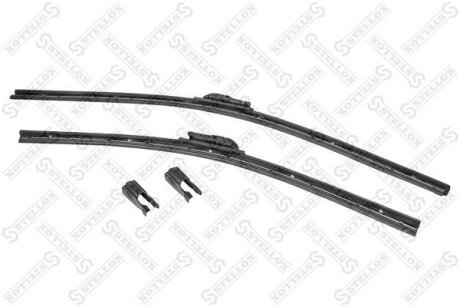 Щітки склоочисника плоскі комплект 650 / 26\'\'і 550/22 \'\' STELLOX 201 606-SX