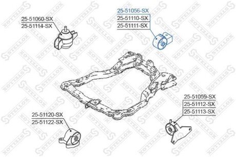 Автозапчасть STELLOX 2551056SX