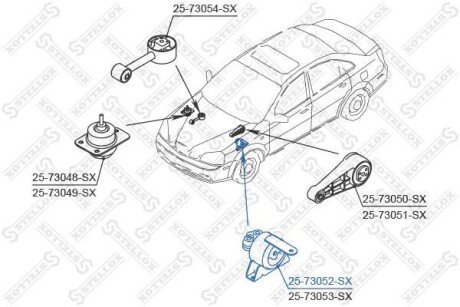 Автозапчасть STELLOX 2573052SX