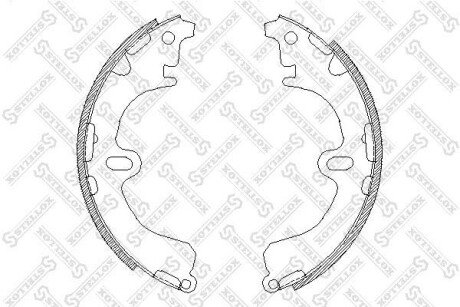 Колодки гальмівні барабанні STELLOX 391100SX