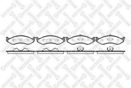 Колодки дискові передні STELLOX 478000BSX