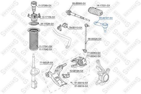 Автозапчасть STELLOX 5100187SX